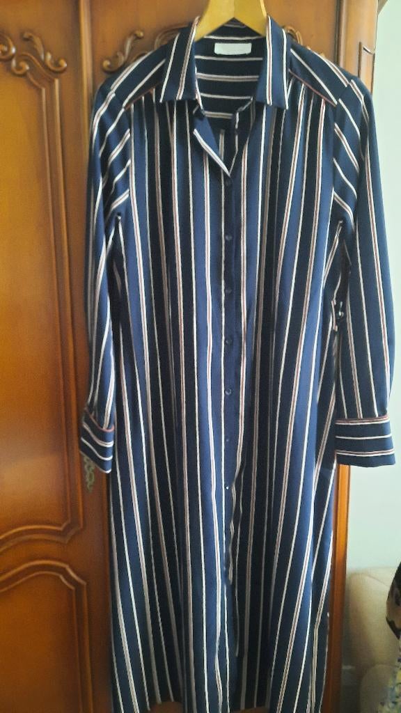 Kleed dames gedragen, m L-xl, Enlèvement ou Envoi, Porté, Bleu, Sous le genou