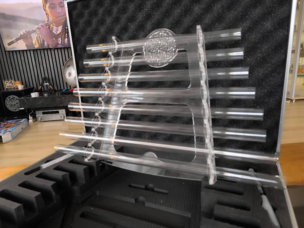 Harpe en cristal de quartz 432hz neuve, Musique & Instruments, Enlèvement ou Envoi, Neuf, Percussion mélodique