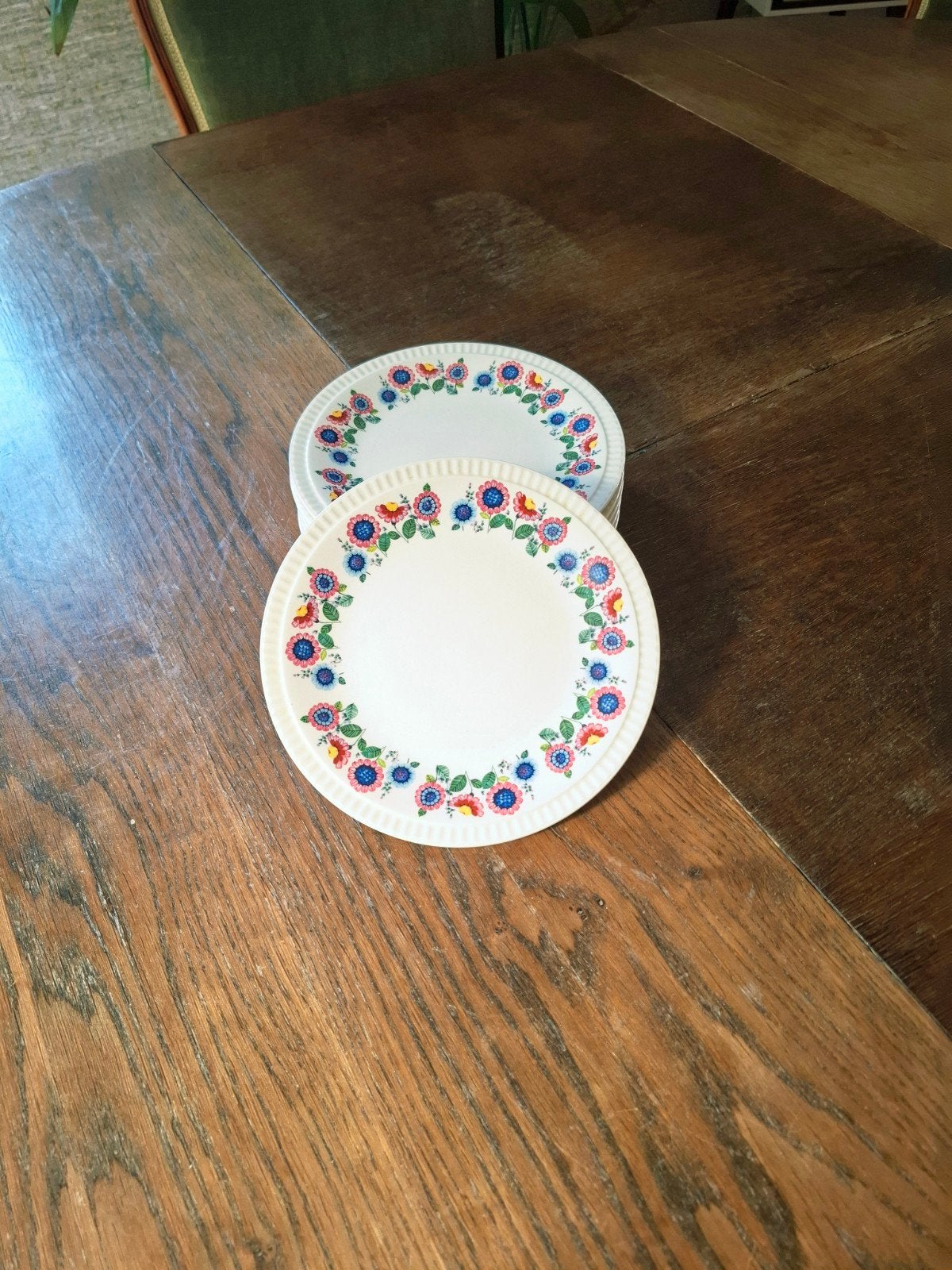 Vintage borden Boch Delta - set van 6, Antiquités & Art, Enlèvement ou Envoi