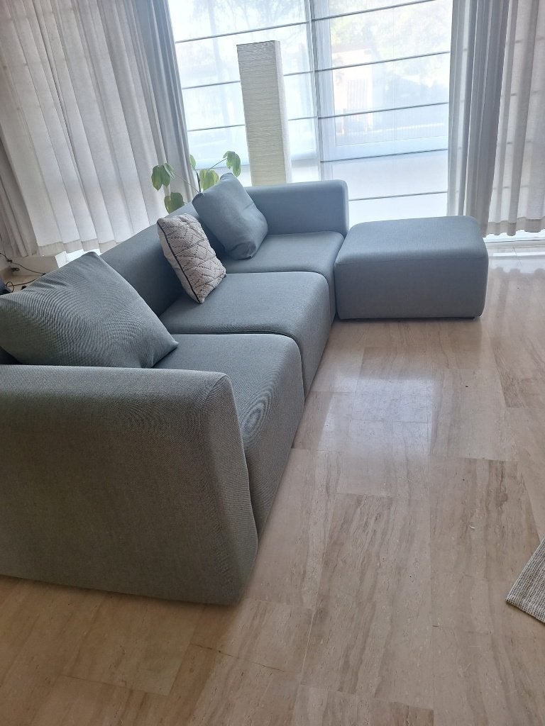 zetel en poef HAY, Maison & Meubles, Canapés | Salons, 250 à 300 cm, Banc droit, Scandinavisch, Comme neuf
