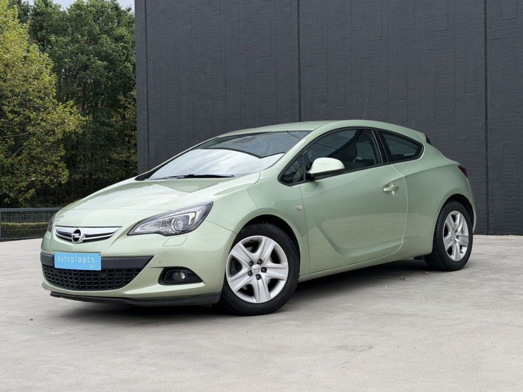 Opel Astra GTC 1.4 Turbo benzine Airco Parkeersensoren, Auto's, Euro 5, Zwart, Bedrijf, Handgeschakeld