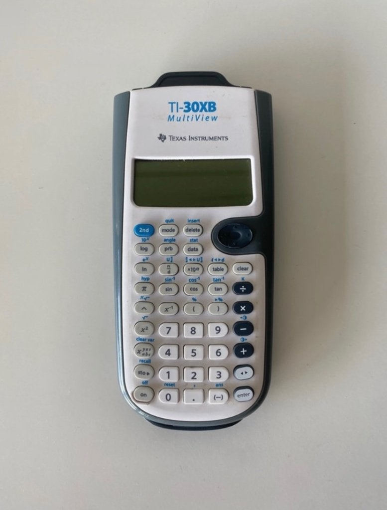 Calculatrice Texas Instruments, Envoi, Utilisé