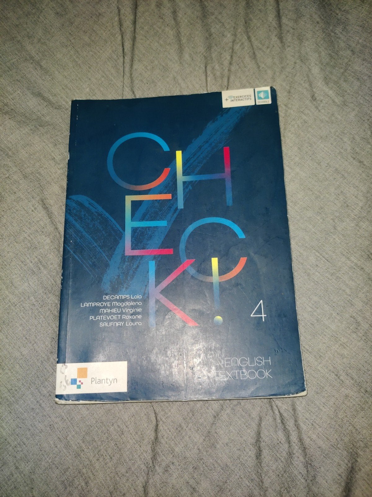 Livre scolaire d'anglais : " check", Sports nautiques & Bateaux, Voiles & Accessoires de voile, Enlèvement ou Envoi