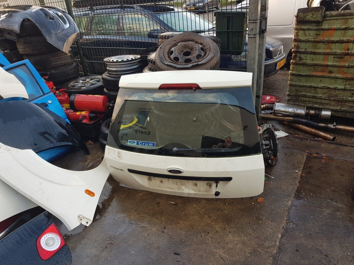 FORD FIESTA ACHTERKLEP 3 DEURS BJ 2002 TOT 2008, Gebruikt, -, Ophalen of Verzenden, Achter