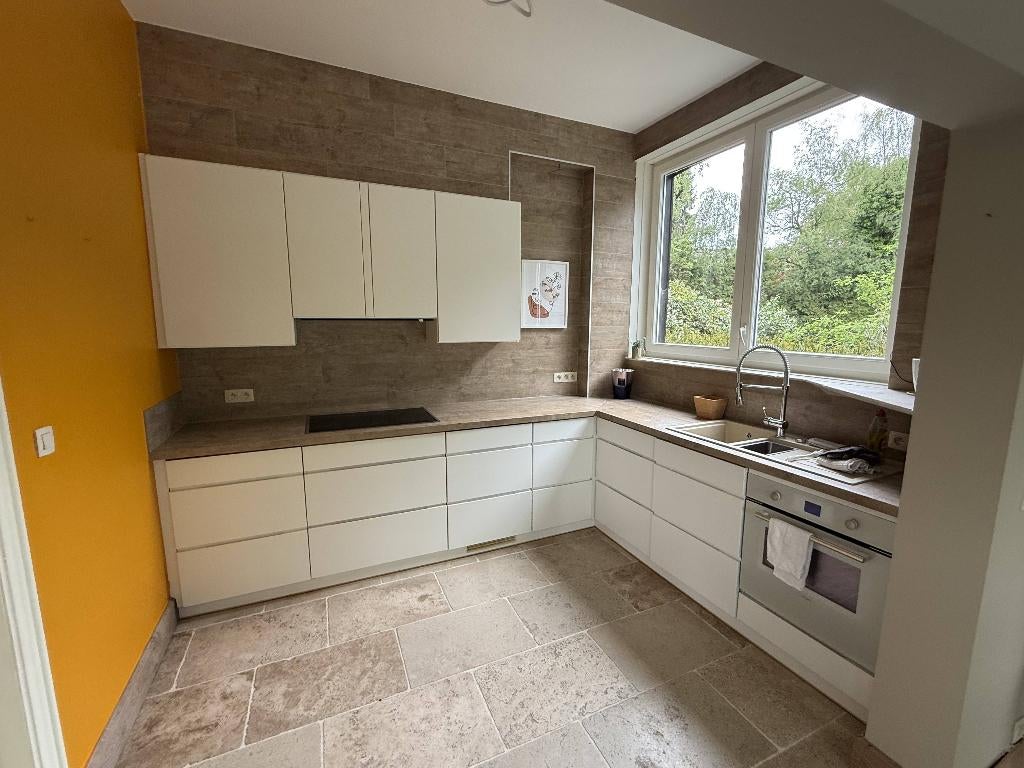Cuisine Kvik en très bon état à démonter sur place, Maison & Meubles, Blanc, 200 cm ou plus, Moins de 100 cm, Enlèvement