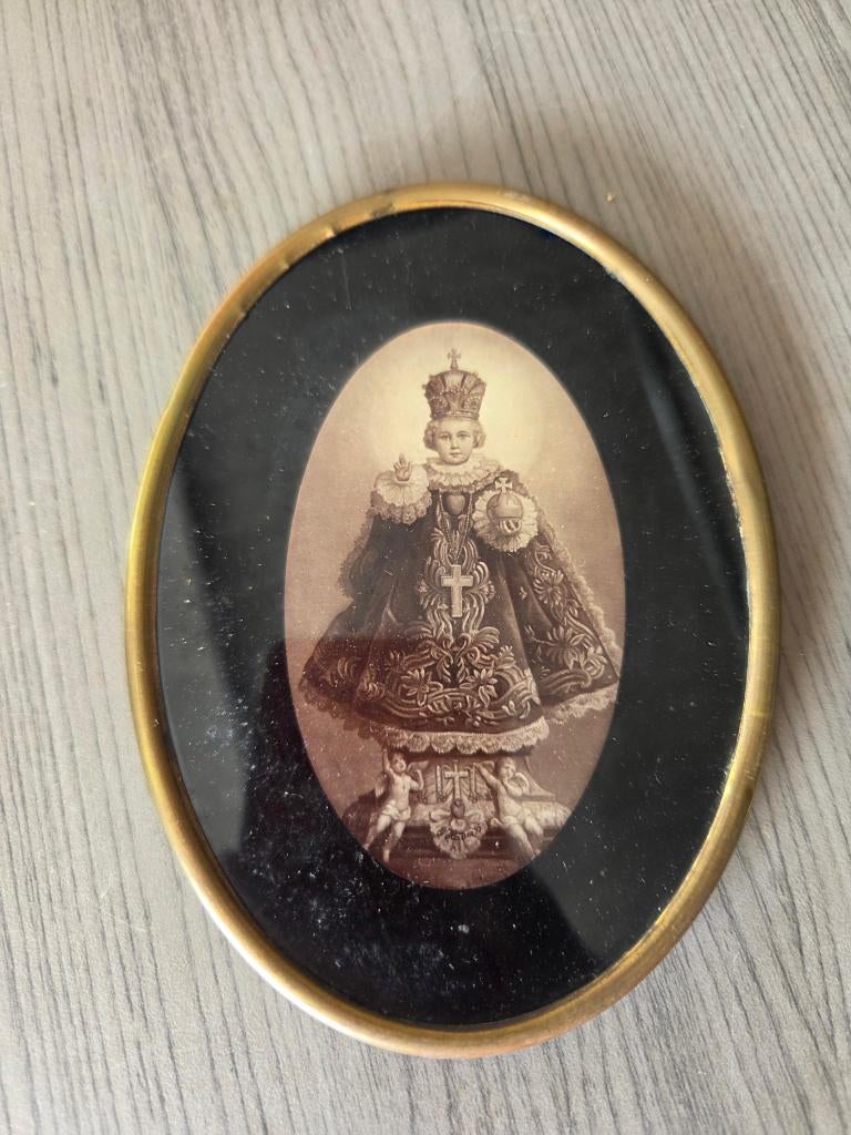 Religieus prentje: kindje jezus van Praag, Antiek en Kunst, Ophalen of Verzenden
