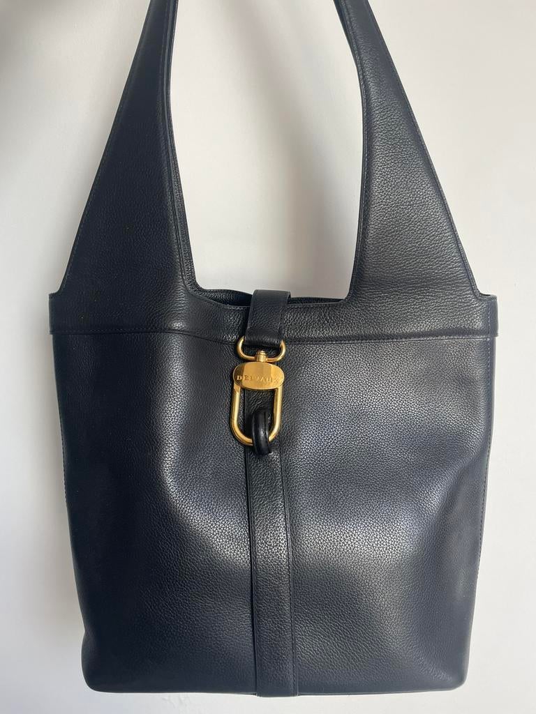 Sac Delvaux Liaison cuir noir, Enlèvement ou Envoi, Noir