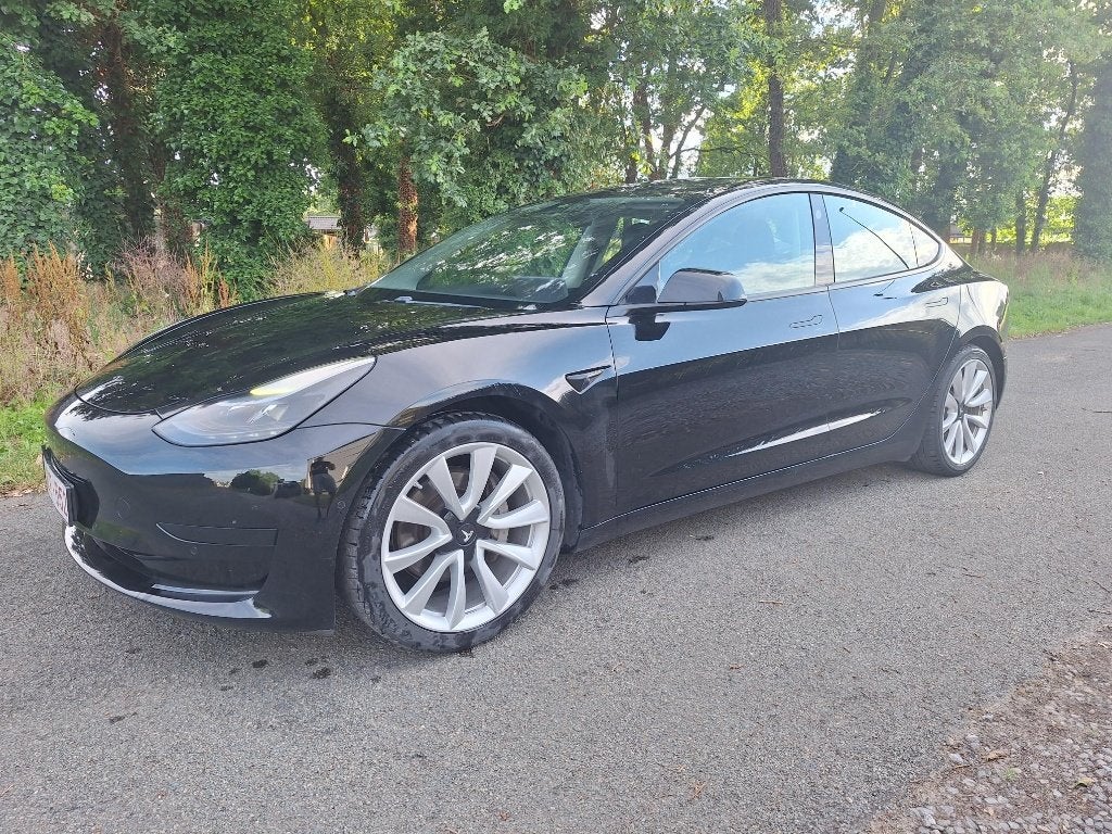 Tesla Model 3, Auto's, Automaat, 4 deurs, Achterwielaandrijving, Zwart