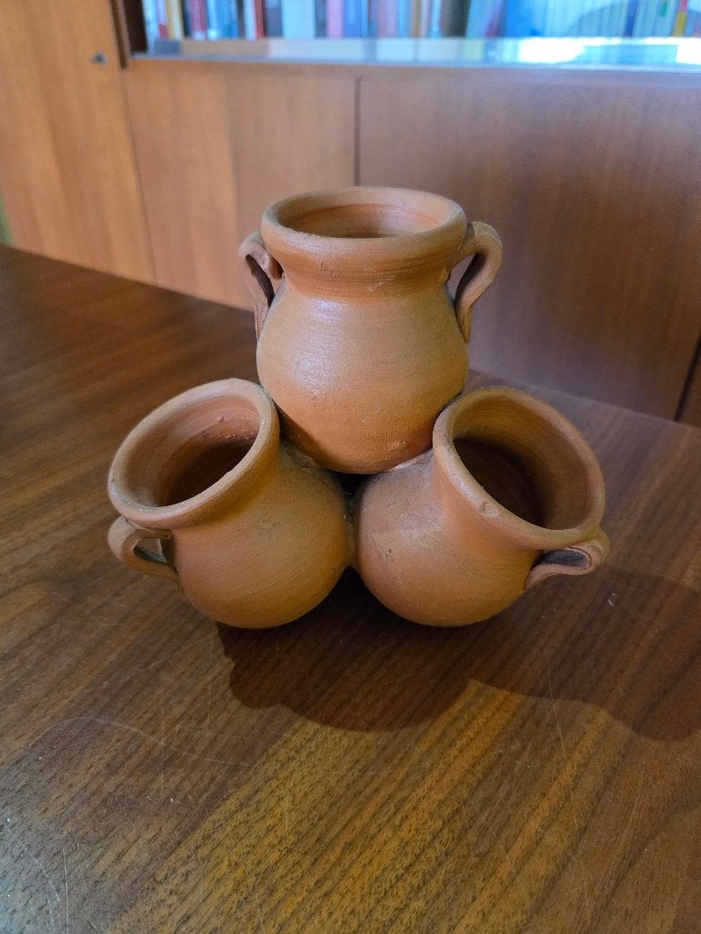 terracotta potje, Tuin en Terras, Ophalen, Rond, Binnen, Zo goed als nieuw