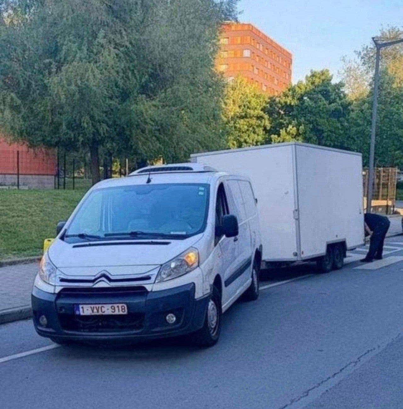 CITROËN JUMPY FRIGORIFIQUE + GRANDE REMORQUE MAGASIN, Enlèvement ou Envoi