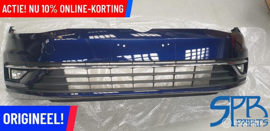 GOLF 7 7.5 FACELIFT HIGHLINE Voorbumper LC5B BUMPER COMPLEET, Nieuw, Ophalen of Verzenden, Bumper, Volkswagen