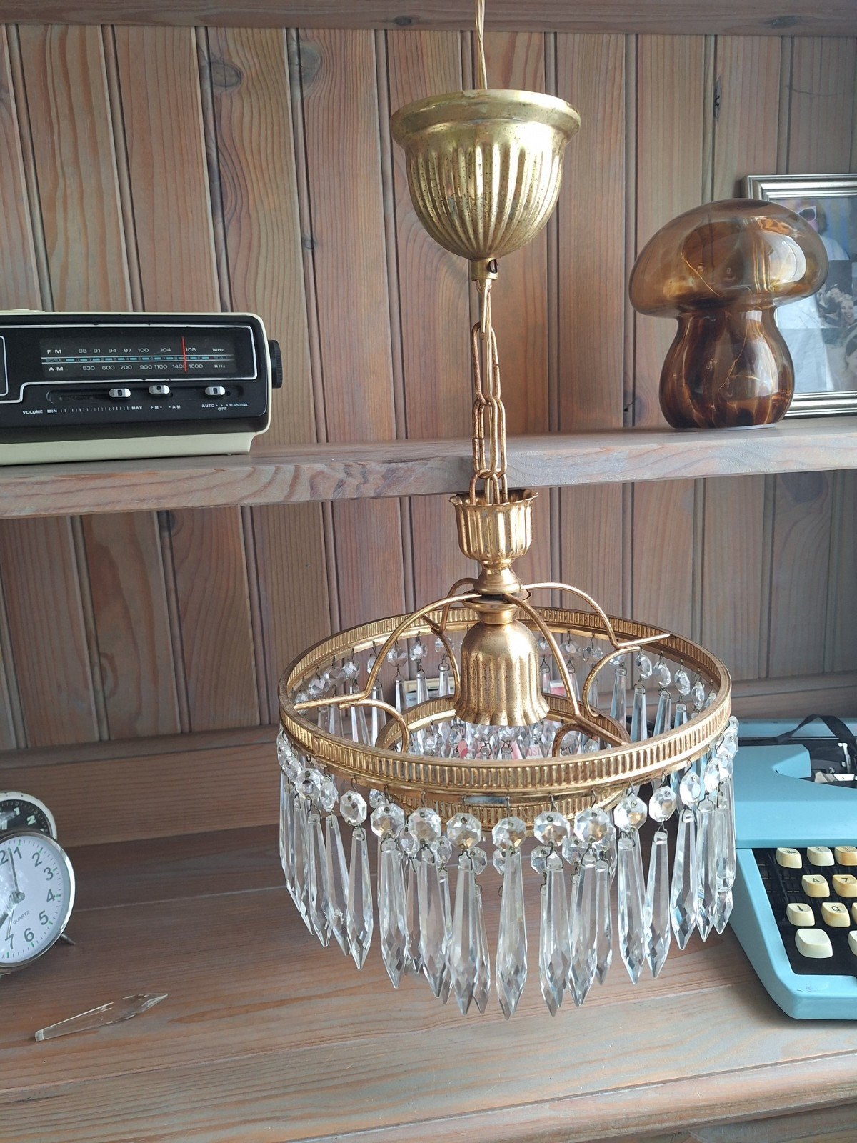 Kristallen lamp, Ophalen