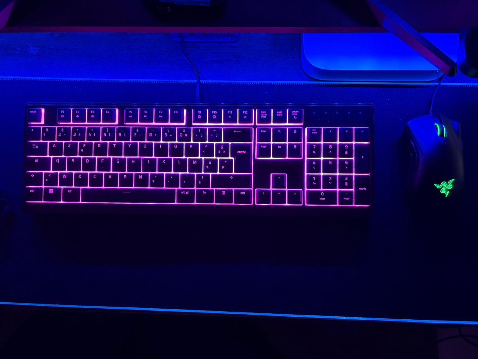 Clavier + souris Razer, Enlèvement, Comme neuf, Filaire