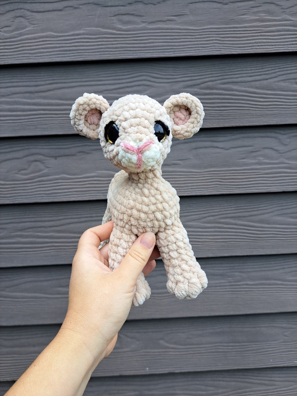 Zelfgemaakte gehaakte knuffel the lion king, Ophalen, Zo goed als nieuw, Overige typen