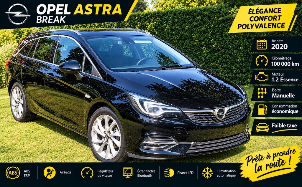 Opel Astra Sport Tourer, Autos, Achat, 5 portes, Break, Particulier