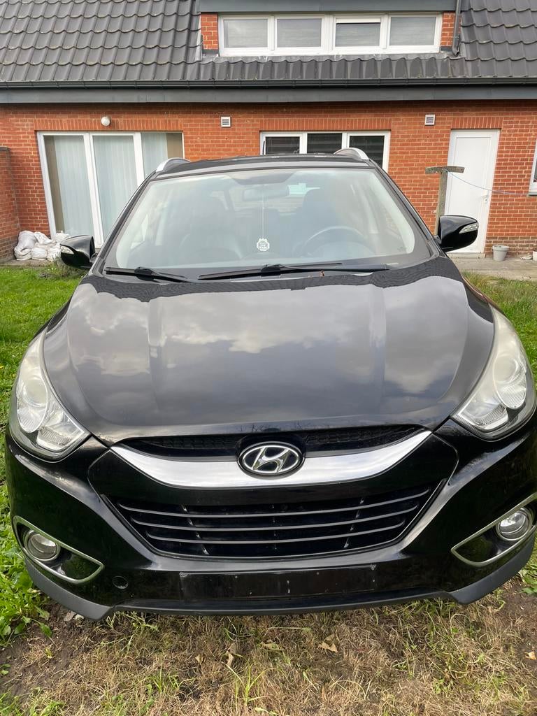 Hyundai Ix 35 auto, Zwart, Leder en Stof, Zwart, 5 deurs