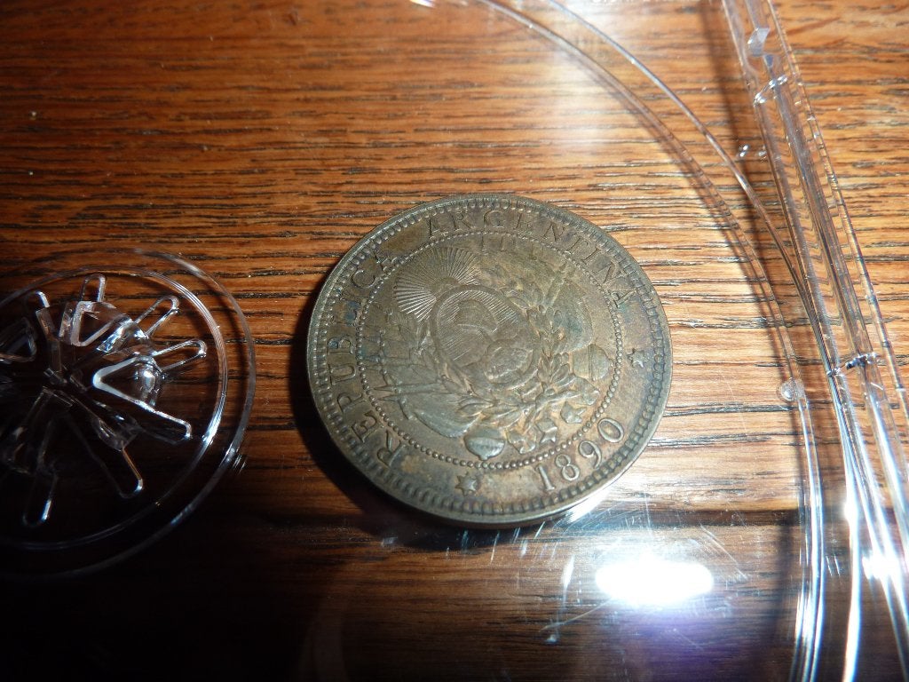 OUDE MUNT ARGENTINA  "DOS CENTAVOS 1980", Ophalen of Verzenden, Zuid-Amerika, Losse munt