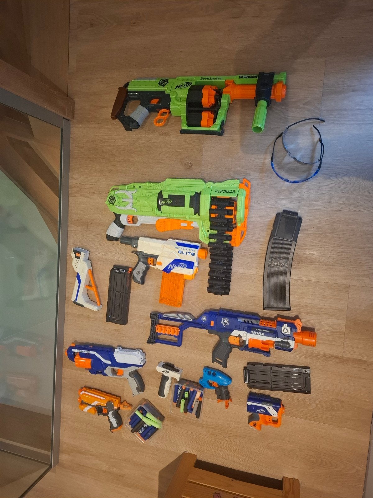 lot NERF geweren en accessoires, Ophalen of Verzenden, Gebruikt