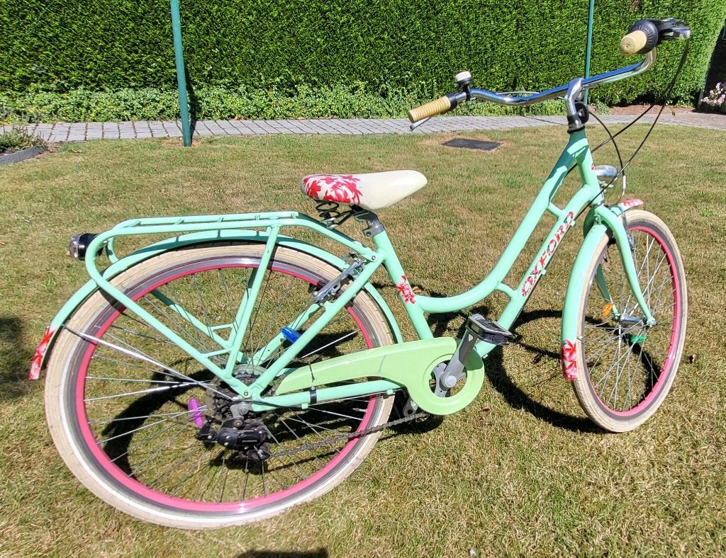 Meisjesfiets 24 inch, Ophalen, Velgrem, Versnellingen, Gebruikt