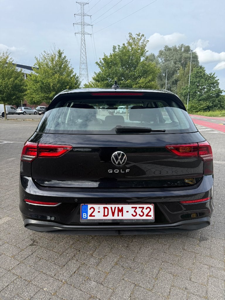 Volkswagen Golf 8 |110PK|CarPass|Keuring 2027|Onderhouden, Auto's, Stof, Zwart, Parkeersensor, 999 cc