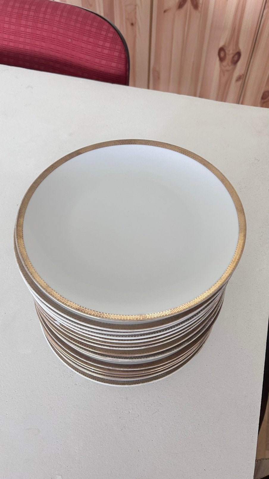 ️ Vintage Winterling Bavaria borden – 16 stuks – goudrand, Antiek en Kunst, Ophalen