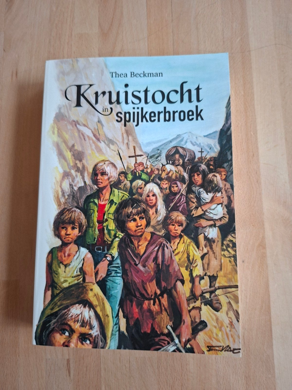 Boek Kruistocht in spijkerbroek Thea Beckman, Enlèvement ou Envoi, Fiction, Comme neuf, Thea Beckman