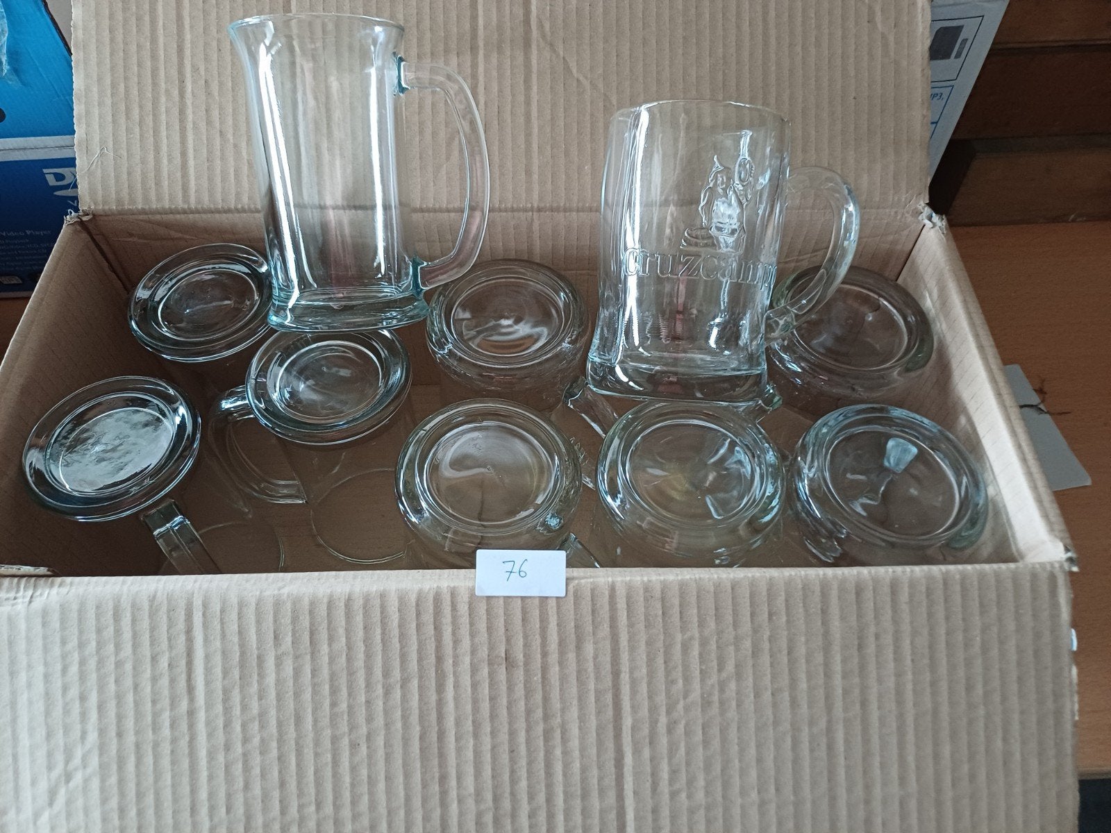 lot bierglazen, Ophalen, Zo goed als nieuw, Bierglas