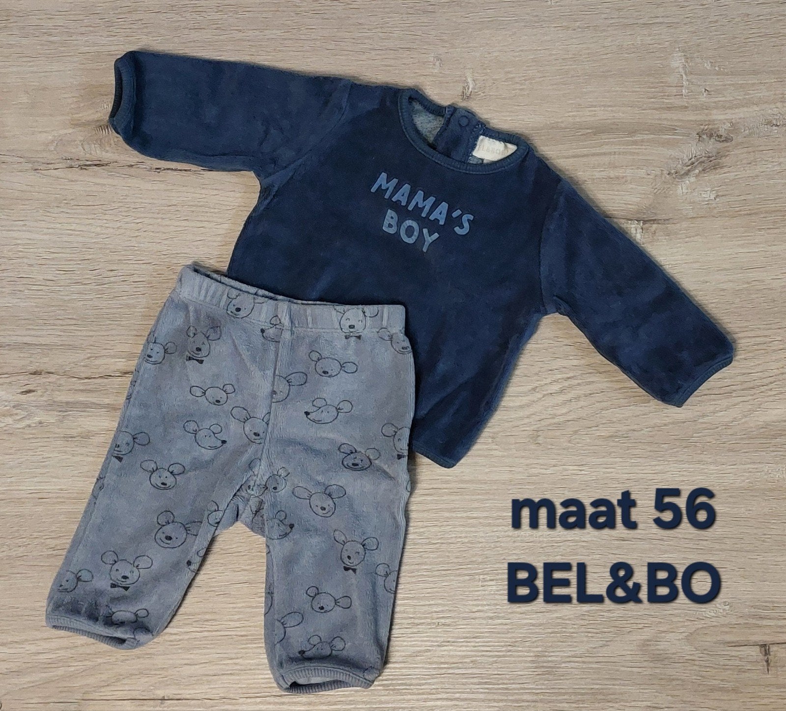 winter pyjama mama's boy maat 56, Enfants & Bébés, Vêtements de bébé | Taille 56, Enlèvement