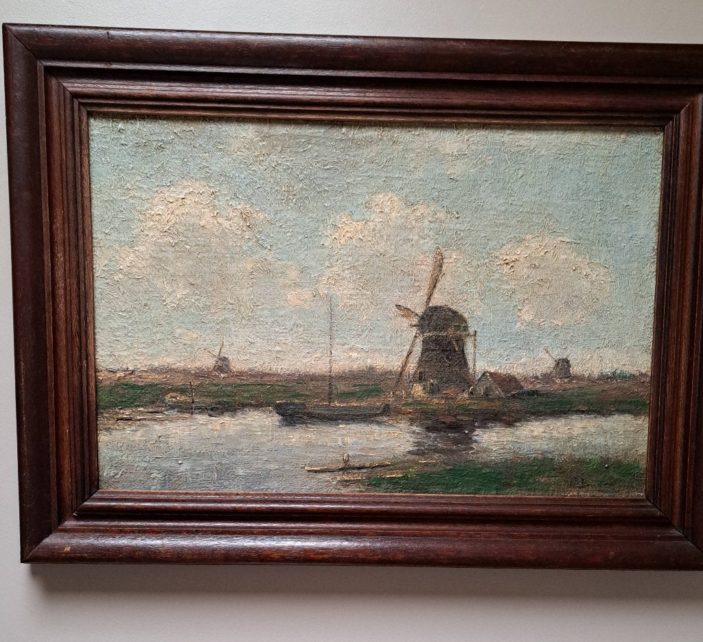 Peinture de Sylver noicolaas bastert, Enlèvement, Signé, Peinture à l'huile, Paysage