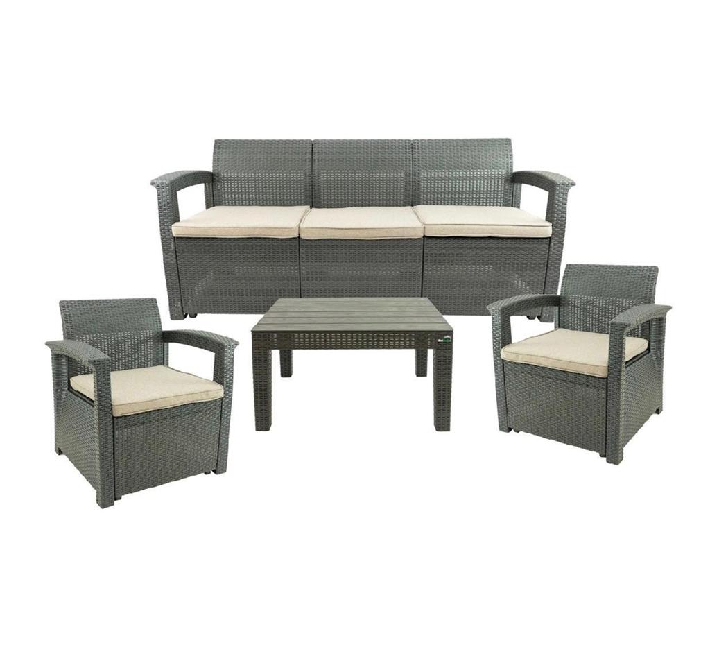 Tuinset, loungeset, Tuin en Terras, Ophalen, 5 zitplaatsen, Nieuw, Bank