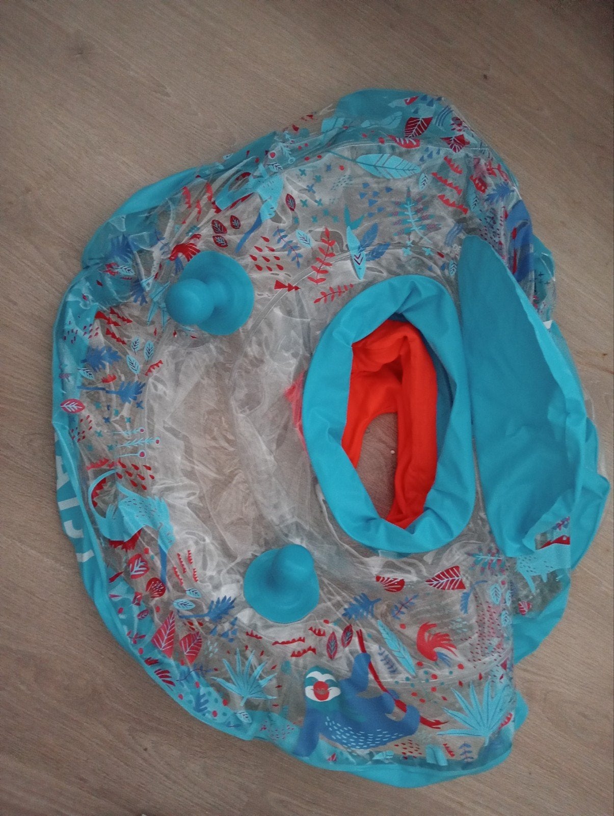 opblaasbare zwemband met handgrepen en zitje, Enfants & Bébés, Vêtements de bébé | Maillots de bain pour bébés, Enlèvement, Utilisé