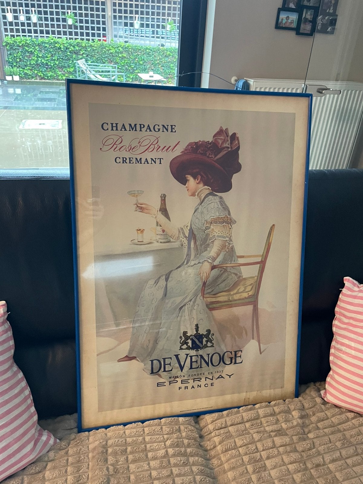 Poster Épernay Champagne De Venoge, Verzamelen, Ophalen, Gebruikt, Reclamebord