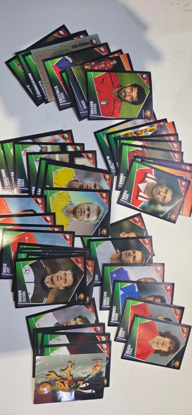 Panini Euro 2004, Enlèvement ou Envoi