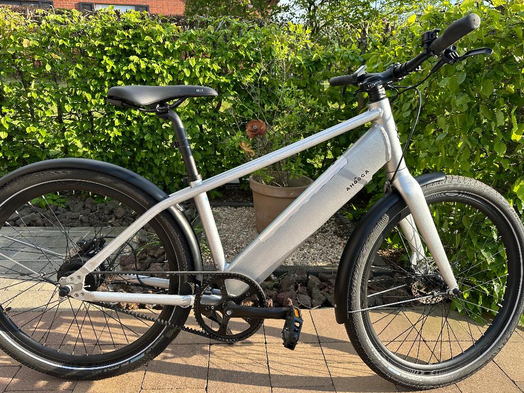 Ahooga Urban, Vélos & Vélomoteurs, Vélos électriques, Comme neuf, 50 km par batterie ou plus, Enlèvement