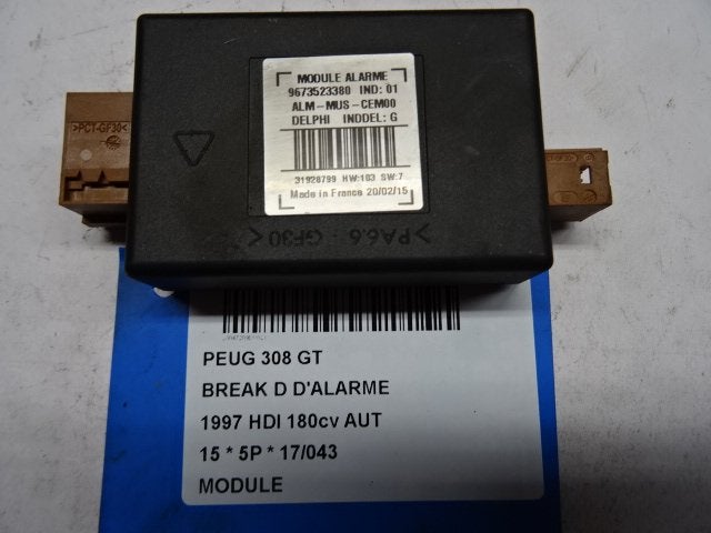 UNITE ELECTRONIQUE Peugeot 308 (L3 / L8 / LB / LH / LP), Utilisé, Peugeot