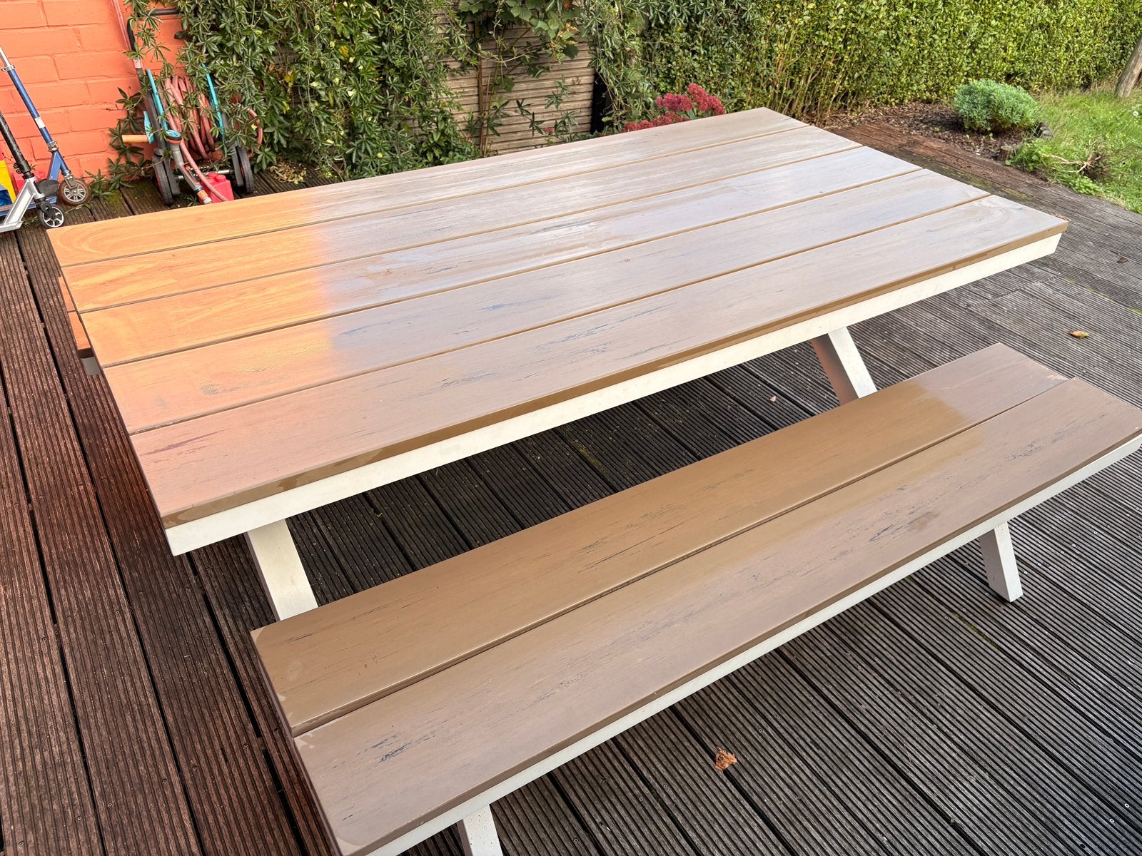 Tuintafel set, Ophalen, Gebruikt