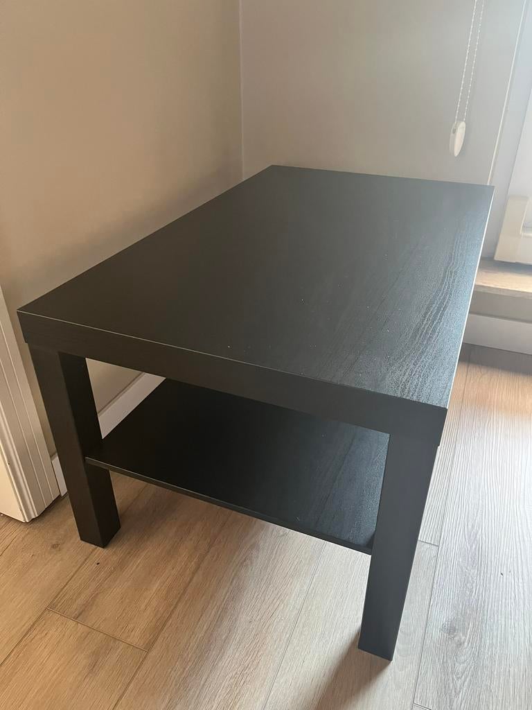 Tafel Ikea Lack - zwart, Huis en Inrichting, Ophalen, Zo goed als nieuw