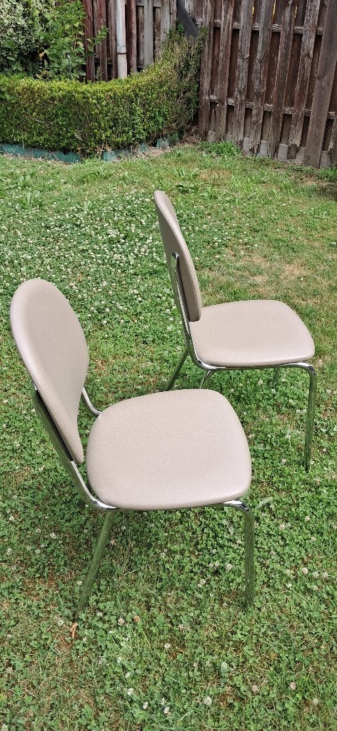 2 stoelen, Enlèvement, Utilisé, Cuir, Deux