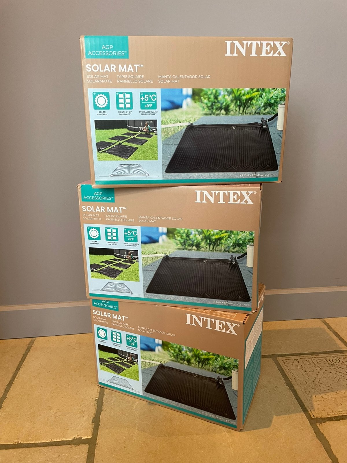 Intex Solar matten 3x nieuw, Tuin en Terras, Ophalen, Nieuw, Verwarming