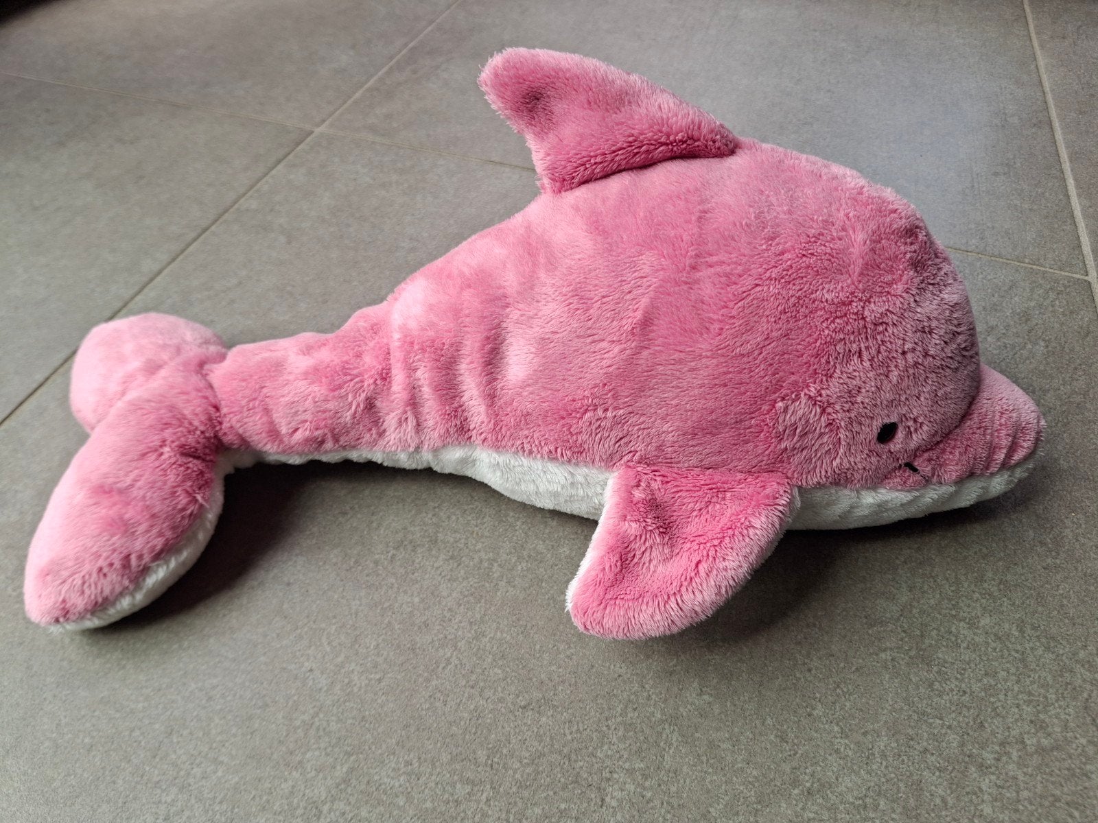 Schattige NICI Knuffeldolfijn 37cm– Roze & Wit, Kinderen en Baby's, Speelgoed | Knuffels en Pluche, Zo goed als nieuw, NICI, Middelgroot (20 tot 80 cm)