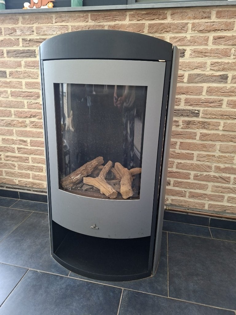 Prachtig aardgas kachel BARBAS, Huis en Inrichting, Kachels, Ophalen, Gebruikt, Gas, Vrijstaand