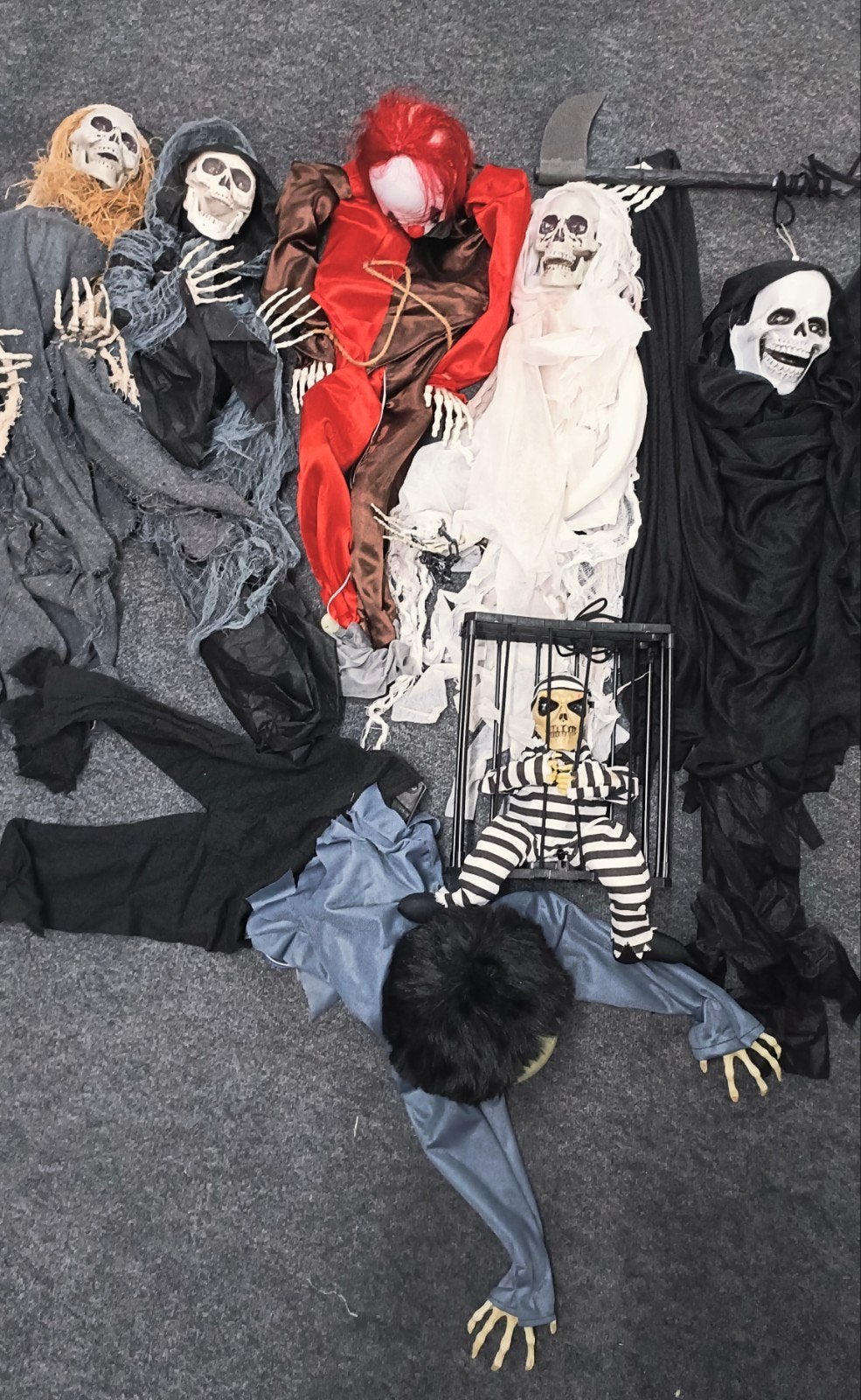 7 werkende Halloween animatronics – bewegende poppen, Ophalen, Gebruikt, Versiering