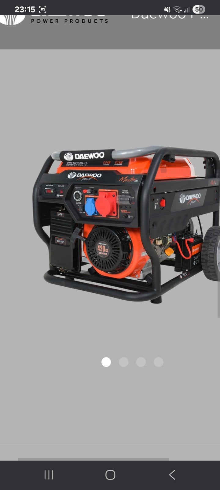 Daewoo Generator, Ophalen of Verzenden