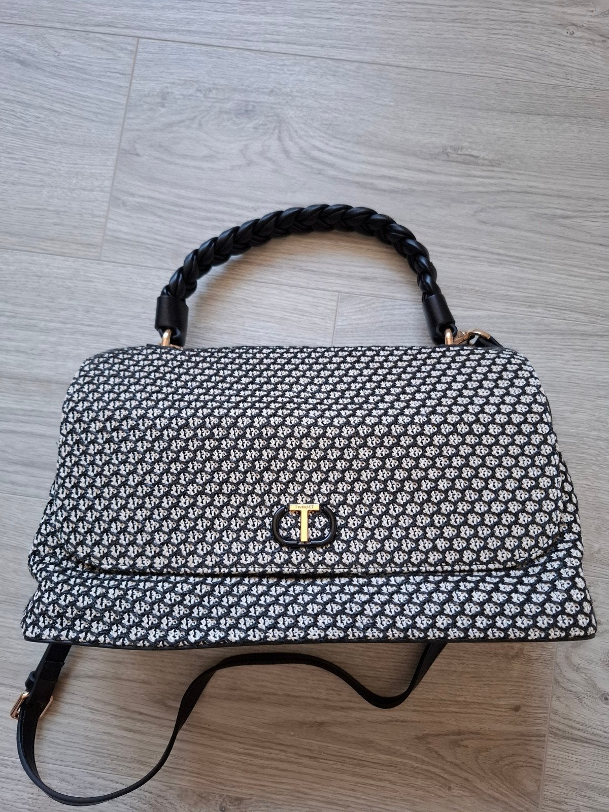 Handtas Twinset, Ophalen, Zo goed als nieuw, Zwart, Handtas