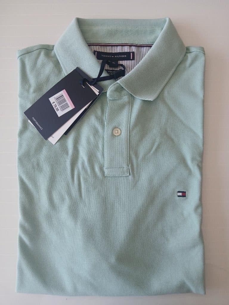 Tommy Hilfiger poloshirt NIEUW lichtgroen XL, Ophalen, Tommy Hilfiger, Groen, Maat 56/58 (XL)