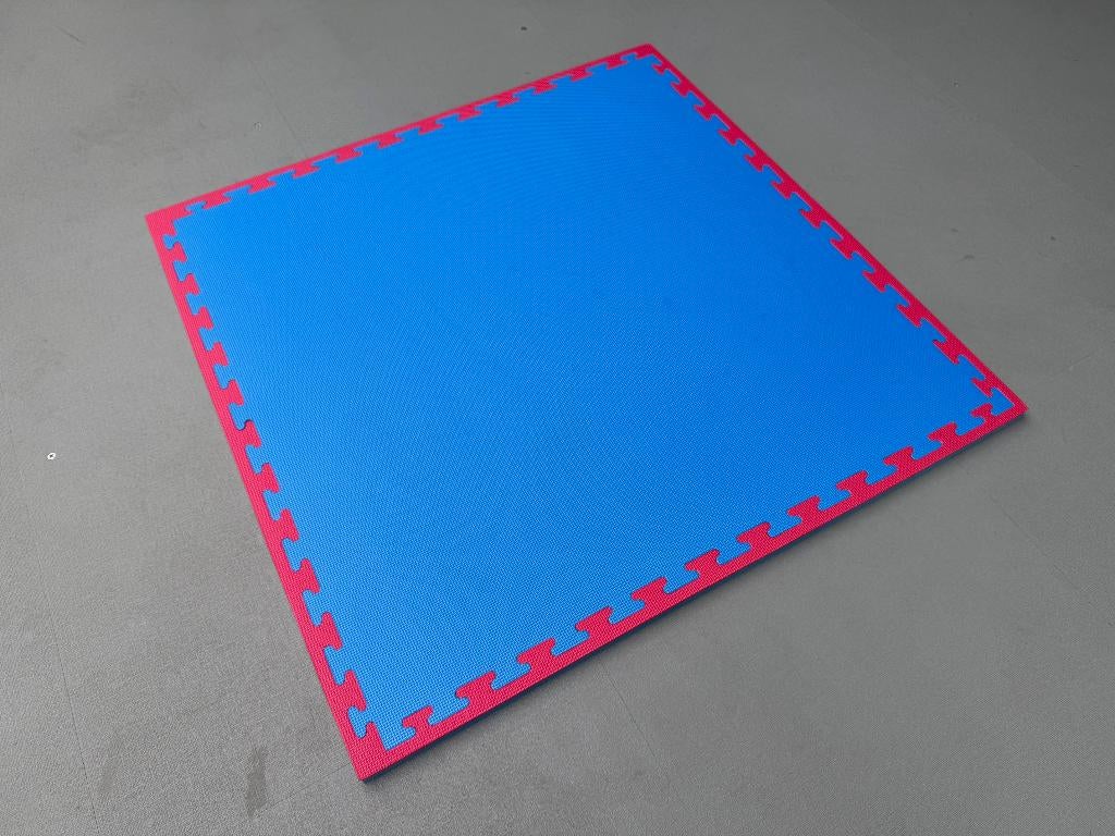Tatamis PREMIUM 1mx1mx2.6cm epaisseur. Mousse EVA Bleu/Rose, Neuf, Info@kriden.be, Enlèvement ou Envoi, Belgique