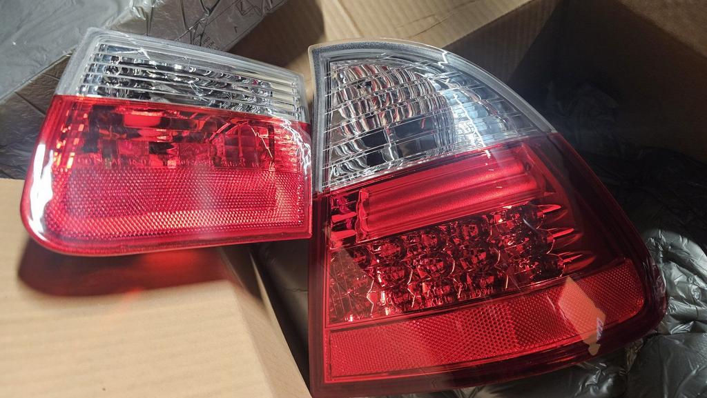Design Led achterlichten set wit rood nieuw BMW 3 serie E46, Neuf, -, Origine de la pièce connue, -