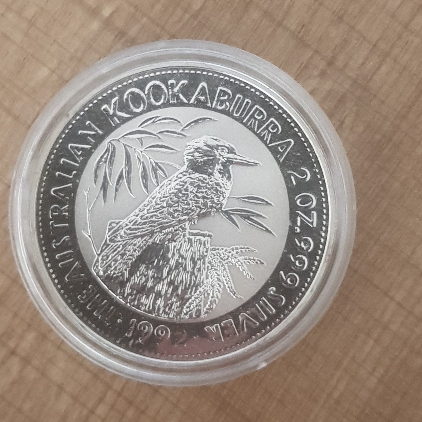 kookaburra 1992, argent 2 oz, Timbres & Monnaies, Enlèvement ou Envoi, Argent