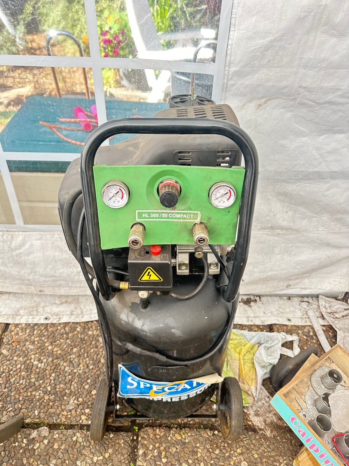 supercharger, Bricolage & Construction, Compresseurs, Moins de 200 litres/min, Enlèvement, Utilisé, 6 à 10 bars