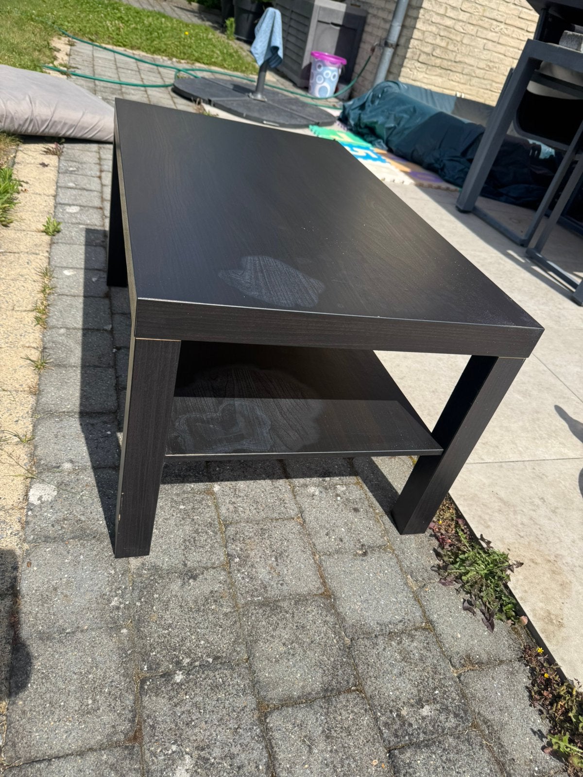 IKEA tafel met gebruiksporen, Tuin en Terras, Tuintafels, Ophalen of Verzenden, Zo goed als nieuw